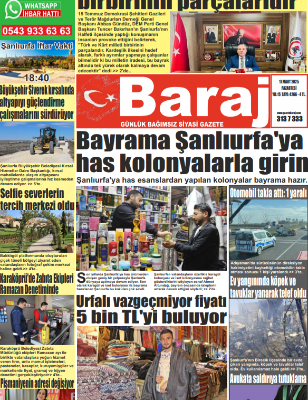17.03.2025 Baraj Gazetesi