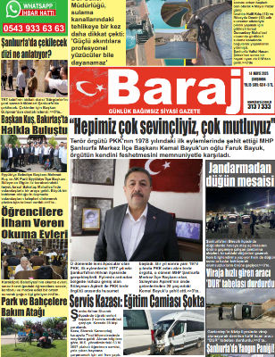 14.05.2025 Baraj Gazetesi