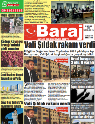 30.05.2025 Baraj Gazetesi