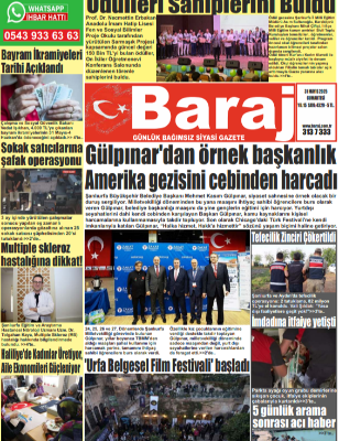 31.05.2025 Baraj Gazetesi