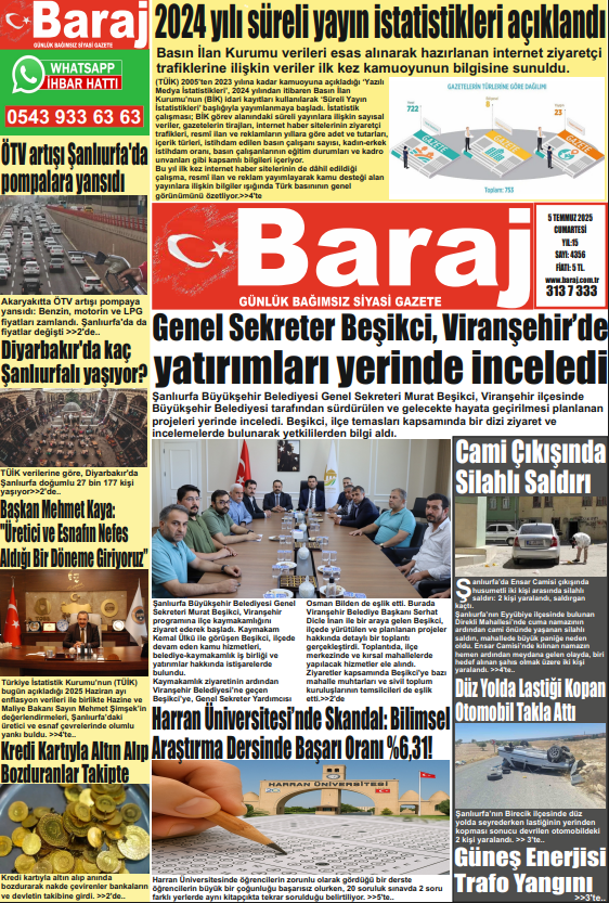 05.07.2025 Baraj Gazetesi