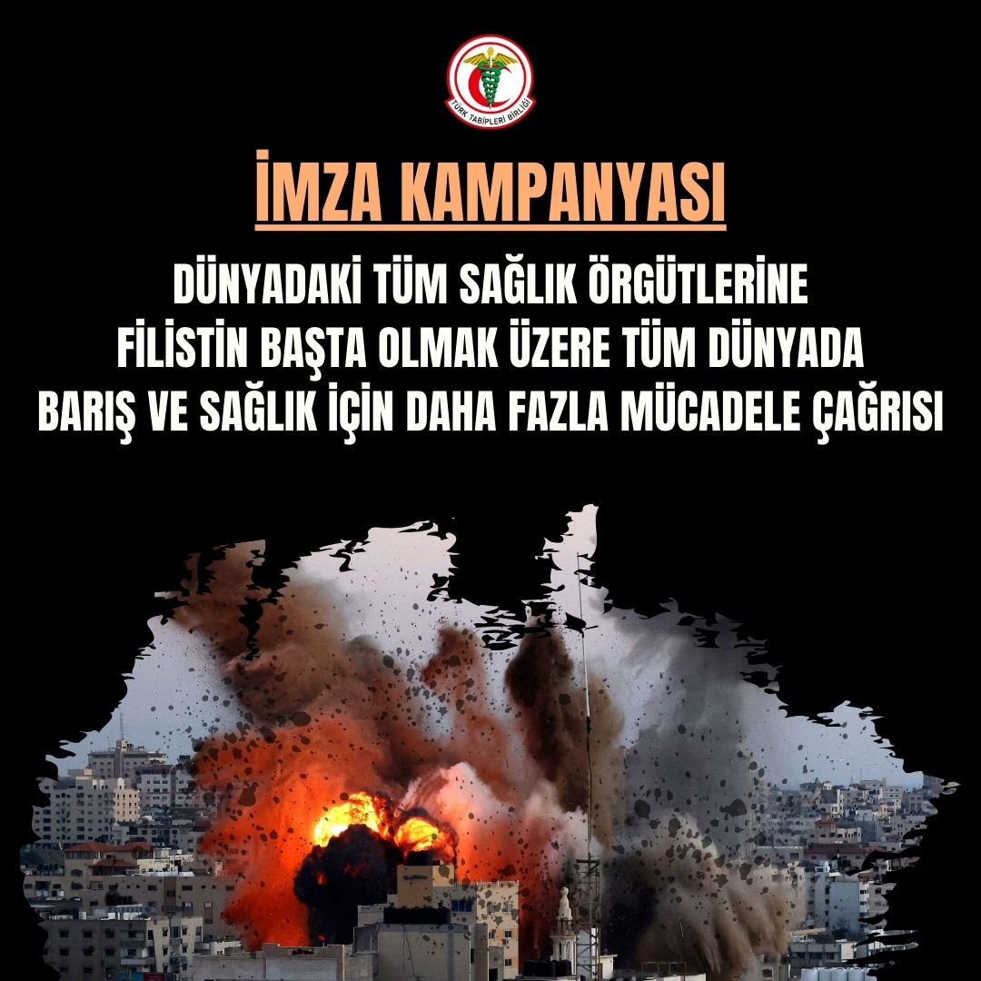 Filistin için imza kampanyası