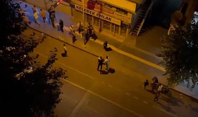 İki grup arasında sopalı kavga