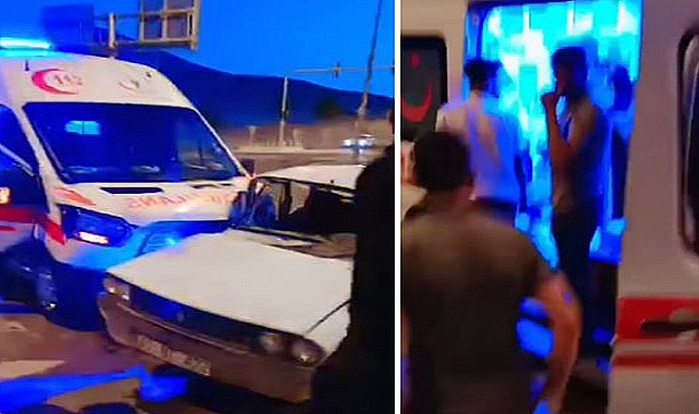 Urfa'da ambulans ile otomobil çarpıştı