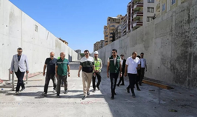 Vali Ayhan, selde zarar gören bölgeleri inceledi