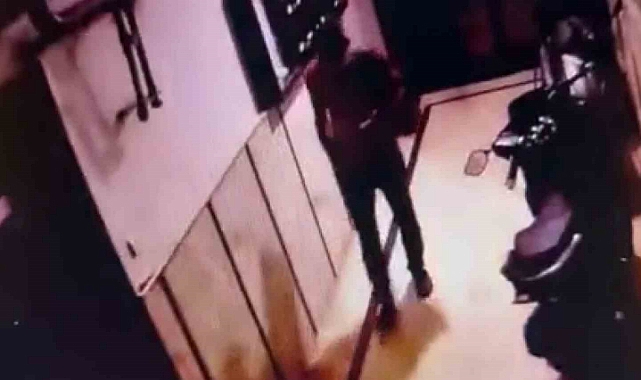 14 saniyede bisikleti çaldı