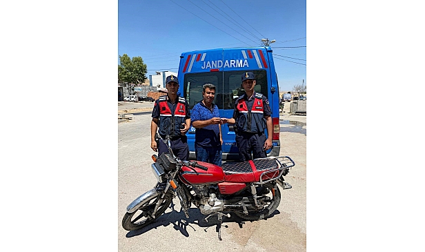 15 Yıl önce çalınan motosiklet bulundu