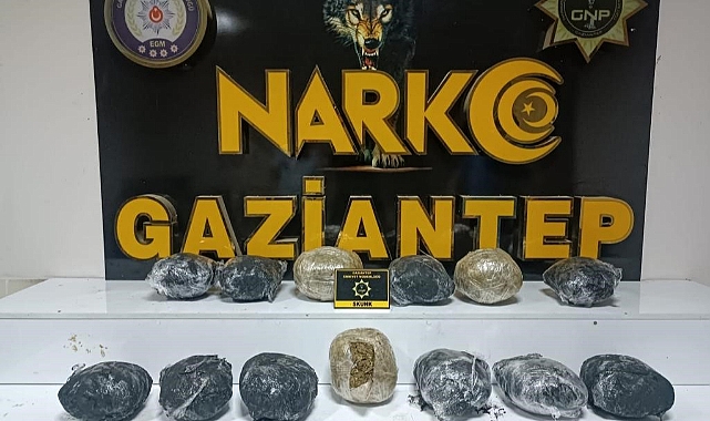 8 kilo skunk ele geçirildi