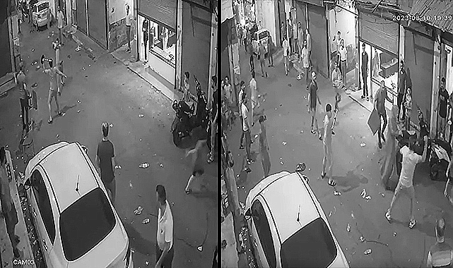 Aksiyon filmlerini aratmayacak kavga