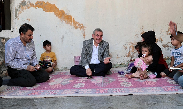 Beyazgül'den ev ziyaretleri