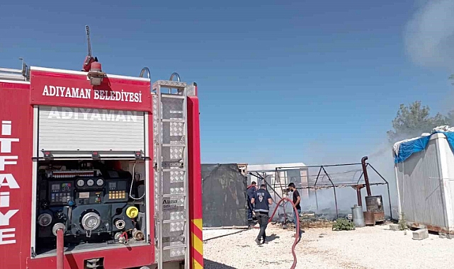 Çadırlar küle döndü