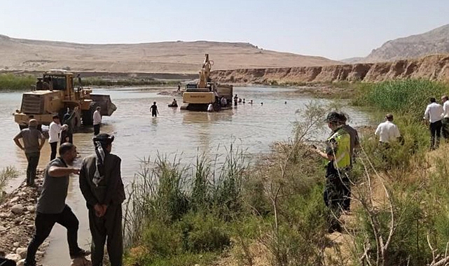 Dicle Nehri’ne düşen kamyonun şoförü hayatını kaybetti