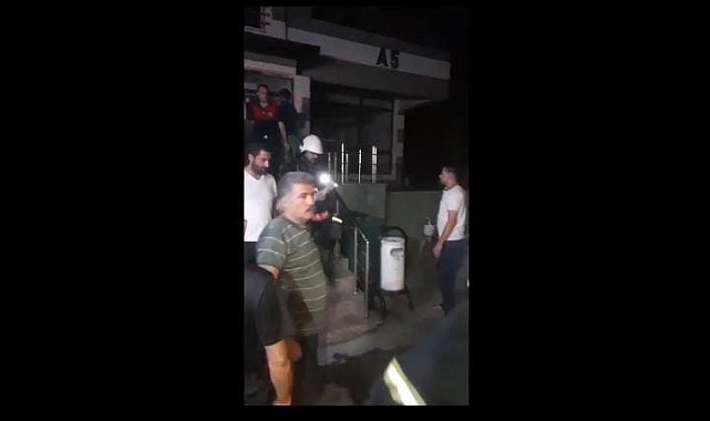 Karaköprü’de binada yangın! 