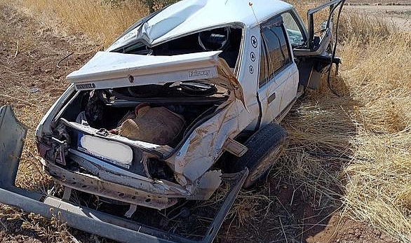 Otomobil şarampole devrildi:1 yaralı