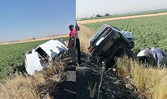 Otomobil şarampole devrildi