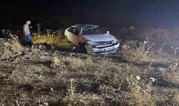 Otomobil takla attı: 1’i bebek 4 yaralı