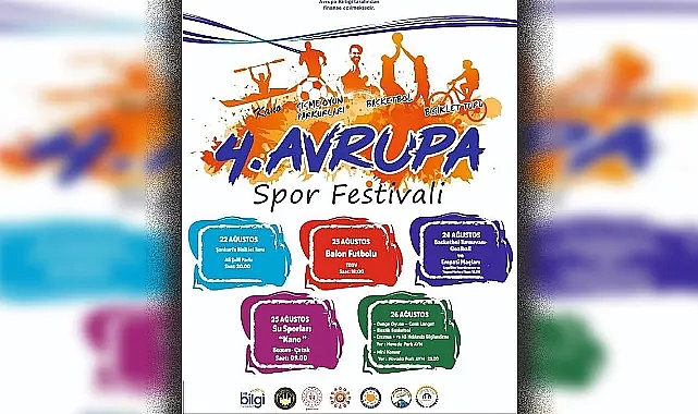 Urfa'da 4. Avrupa Spor Festivali gerçekleştirilecek