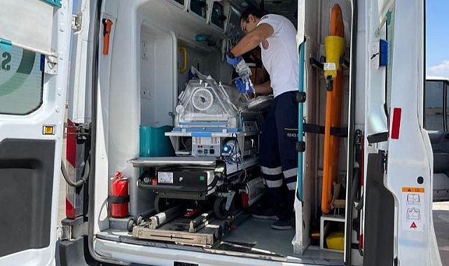 Urfa’da ambulans uçak, bebekler için havalandı