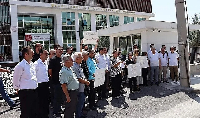 Urfa'da İl Milli Eğitim Müdürüne tepkiler sürüyor!