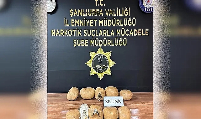 Urfa'da uyuşturucu operasyonu