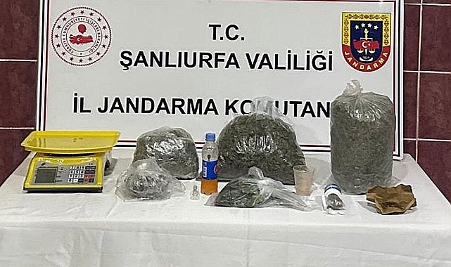 Bozova'da evini uyuşturucu merkezine çevirmiş