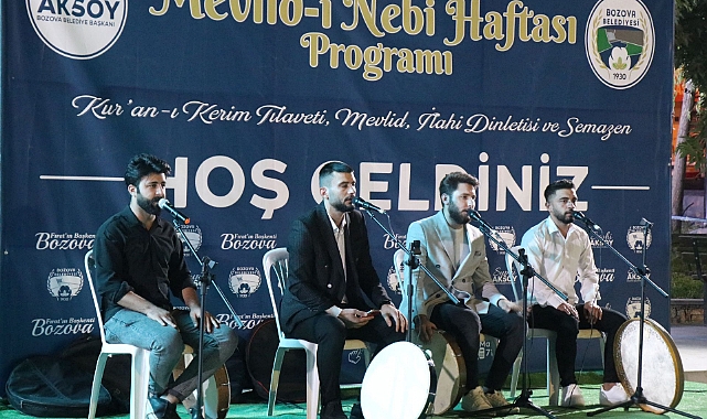 Bozova'da Mevlidi Nebi haftası coşkusu