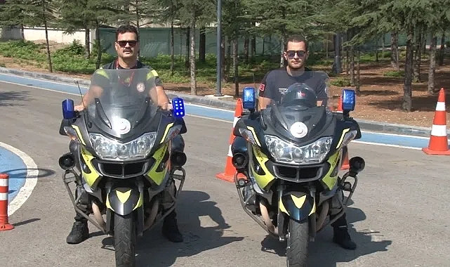 Motosiklet ambulanslar 'altın dakikalar' ile hayat kurtarıyor