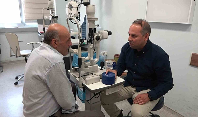 Sağ gözünde görme kaybı olan hasta Tuzla’da yapılan ameliyat ile sağlığına kavuştu