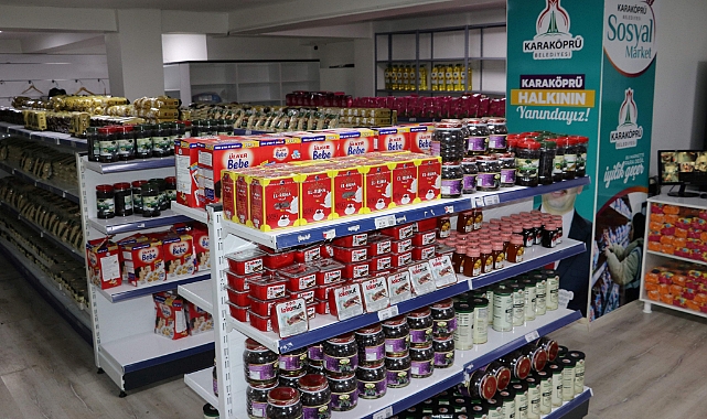Sosyal market ihtiyaç sahiplerinin hizmetinde
