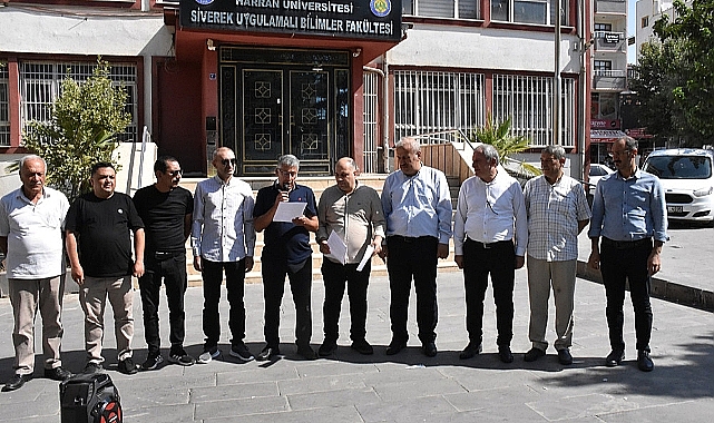 Urfa'da STK'lardan oturma eylemi uyarısı!