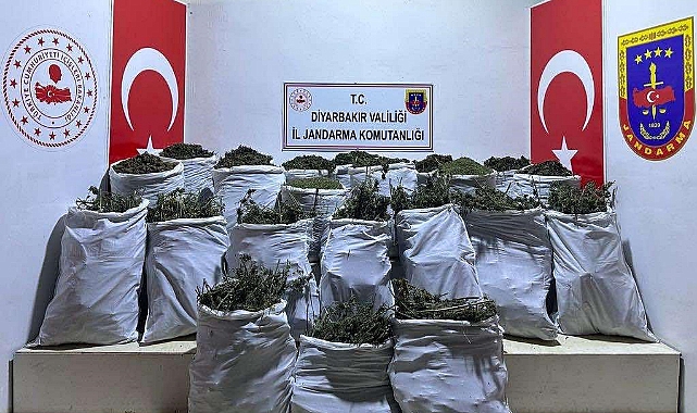 6 ayrı noktada 543 kilo esrar ele geçirildi