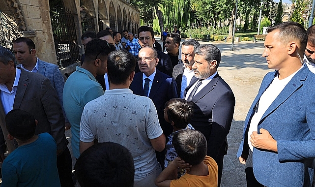Bekir Bozdağ'ı halktan kaçırma çabaları