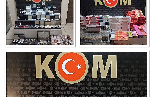 Binlerce gümrük kaçağı ürün ele geçirildi