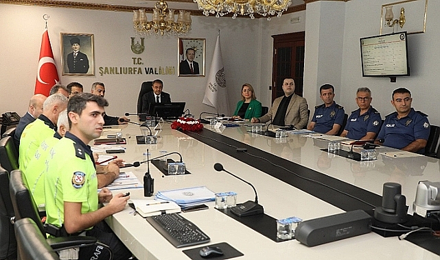 Bu toplantıda Urfa'nın trafik sorunları ele alındı