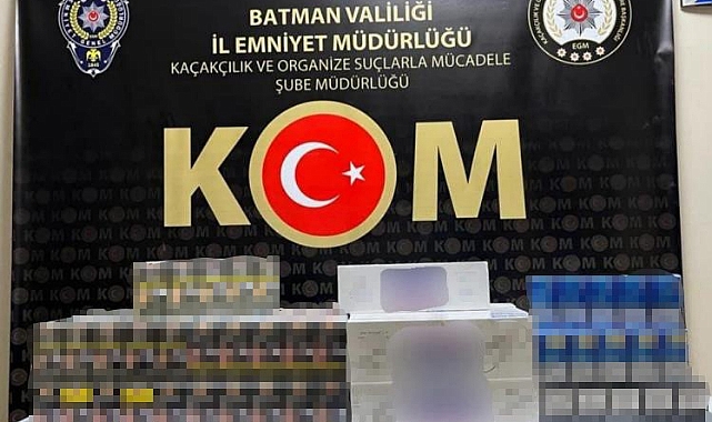 Çok sayıda gümrük kaçağı ürün ele geçirildi