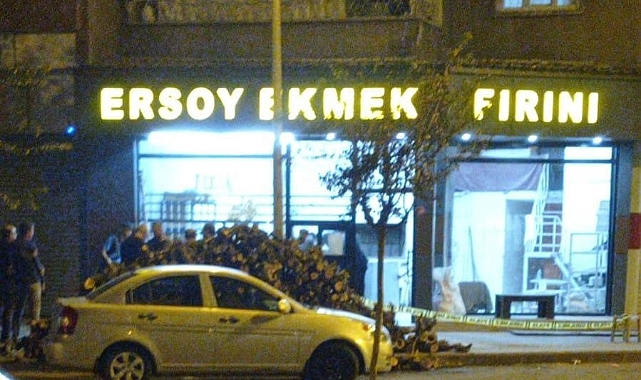 Ekmek fırınında silahlı kavga: 2 yaralı