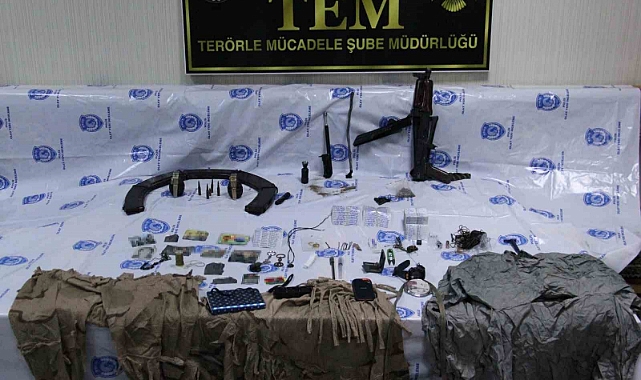 Eylem hazırlığındaki terörist mühimmatıyla yakalandı