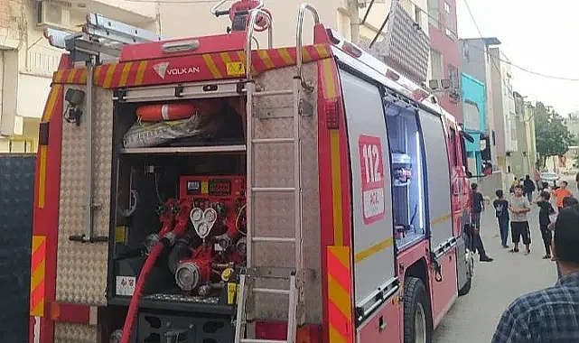 Eyyübiye'de korkutan yangın !