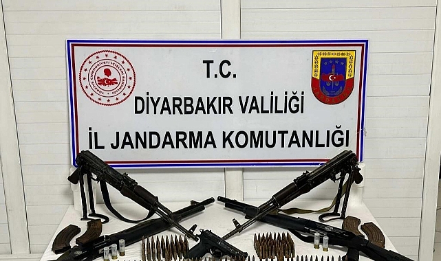 İki adreste yapılan aramalarda uzun namlulu silahlar ele geçirildi