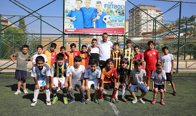 Karaköprü'de çocuklar ücretsiz spor kurslarıyla hayallerine koşuyor