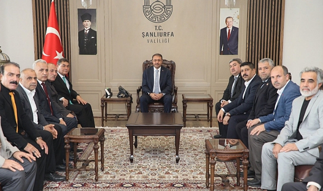 Muhtarlardan Vali Şıldak’a ziyaret