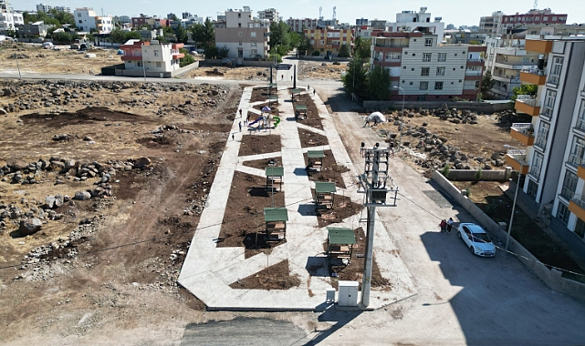 Siverek’te 3 farklı noktada park çalışması