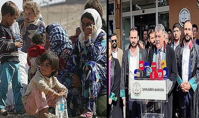 Urfa Barosu'ndan 'sığınmacılar' açıklaması
