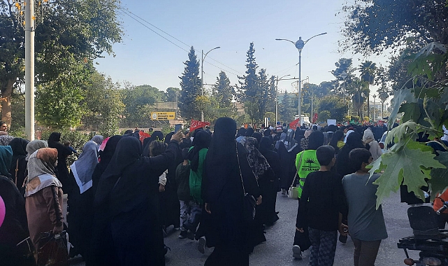 Urfa’da "Filistin'e destek, İsrail'e Lanet" yürüyüşü