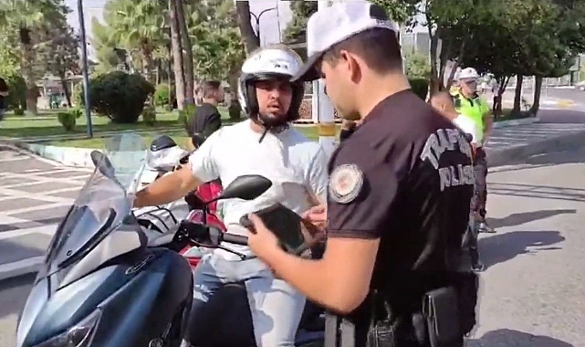 Urfa’da motosiklet denetimi