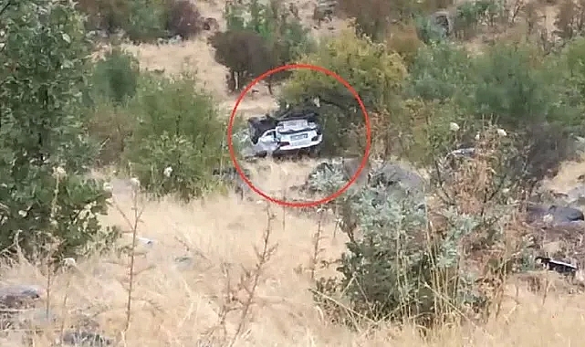 Urfa'da otomobil uçurumdan uçtu: Yaralılar var