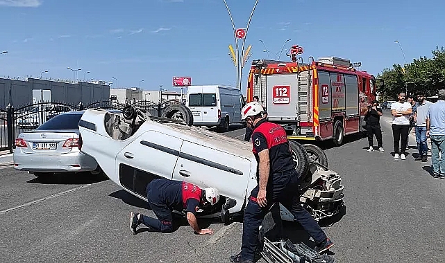 Urfa&#039;da trafik kazası: 1 yaralı
