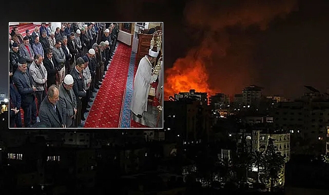 Urfa'daki camilerde Filistinliler için gıyabi cenaze namazı kılındı