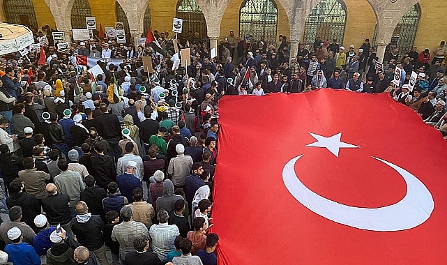 Urfalılar Filistin için Balıklıgöl'de buluştu