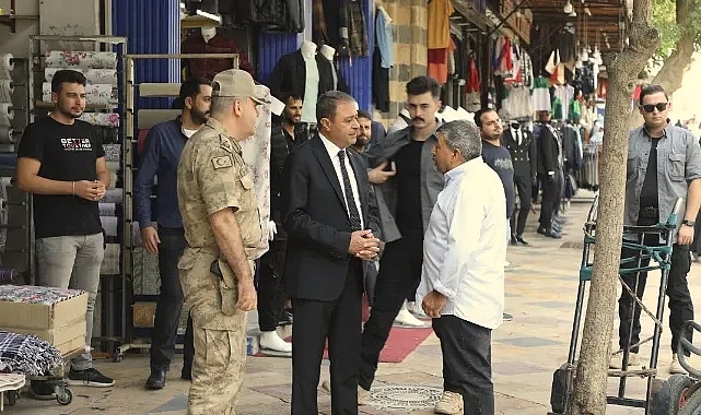 Vali Şıldak esnafın taleplerini dinledi